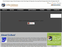 Tablet Screenshot of lichensolutions.com